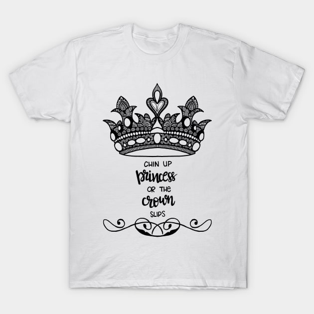 Princess Crown T-Shirt by designsbygulmohar